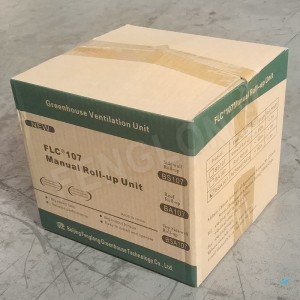 Sidewall Manual Film Reeler Hand Crank Winch Roll Up Unit kanggo Akeh Film griya ijo Ventilation BS107