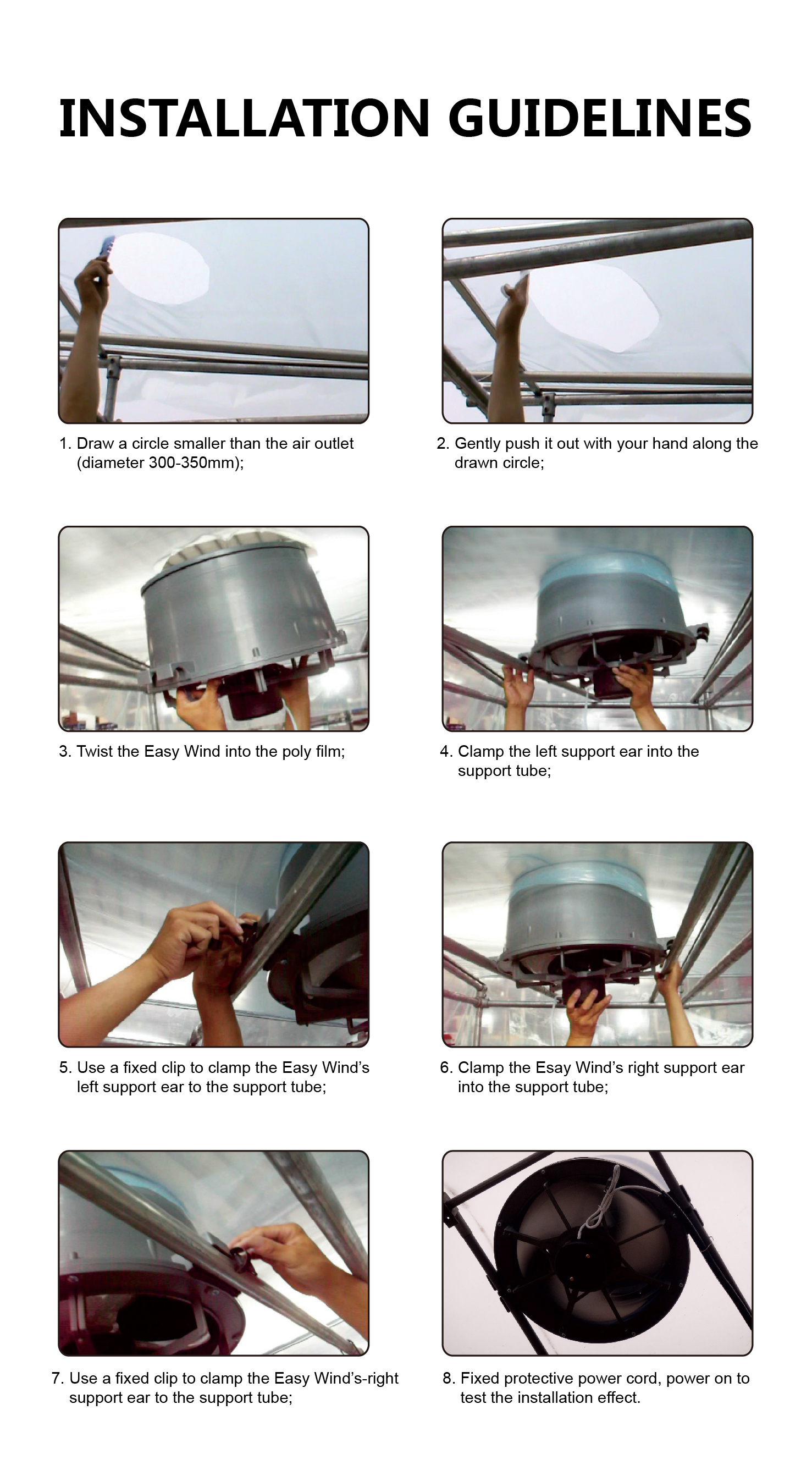 Easy Wind Installation guidelines
