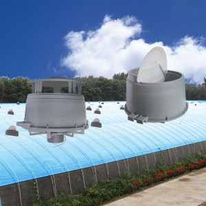 Roof Vent Manual Fan Temperature Humidity Control, Kool Max Manual Easy Wind, ST-PQD/SD