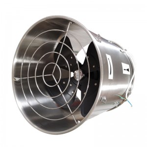 Greenhouse Cooling and Circulation Fan Ventilation Product ZLFJ400/500, Stainless Steel